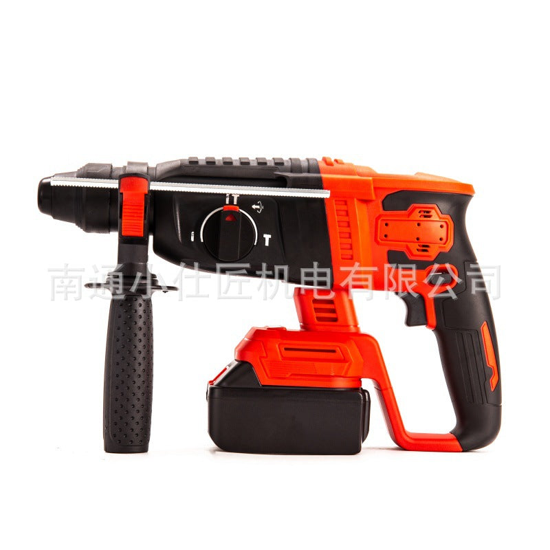 Manufacturer Supply Brushless Rechargeable Lithium Electric Hammer Cross-Border Foreign Trade Multi-Functional High-Power Concrete Stone Electric Hammer