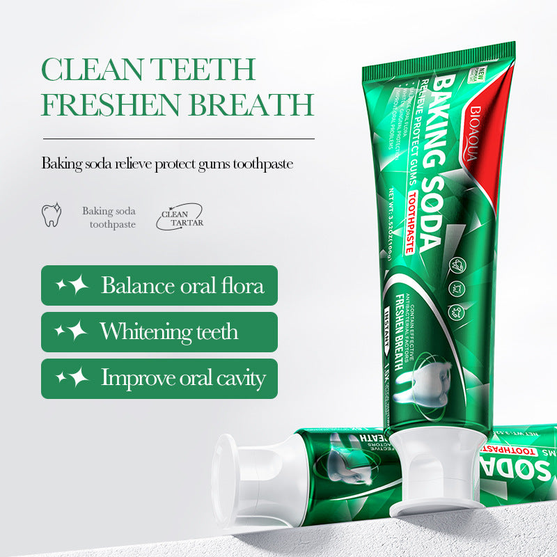 All English Toothpaste100g BIOAOUA Baking Soda Gum Care Niacinamide Fresh  Wholesale