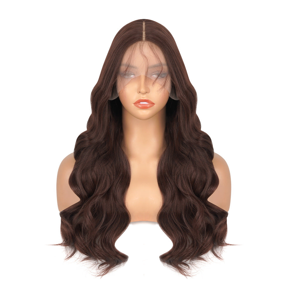 Dark Burgundy Lace Front Wigs 13X4 Body Wave Synthetic Wigs