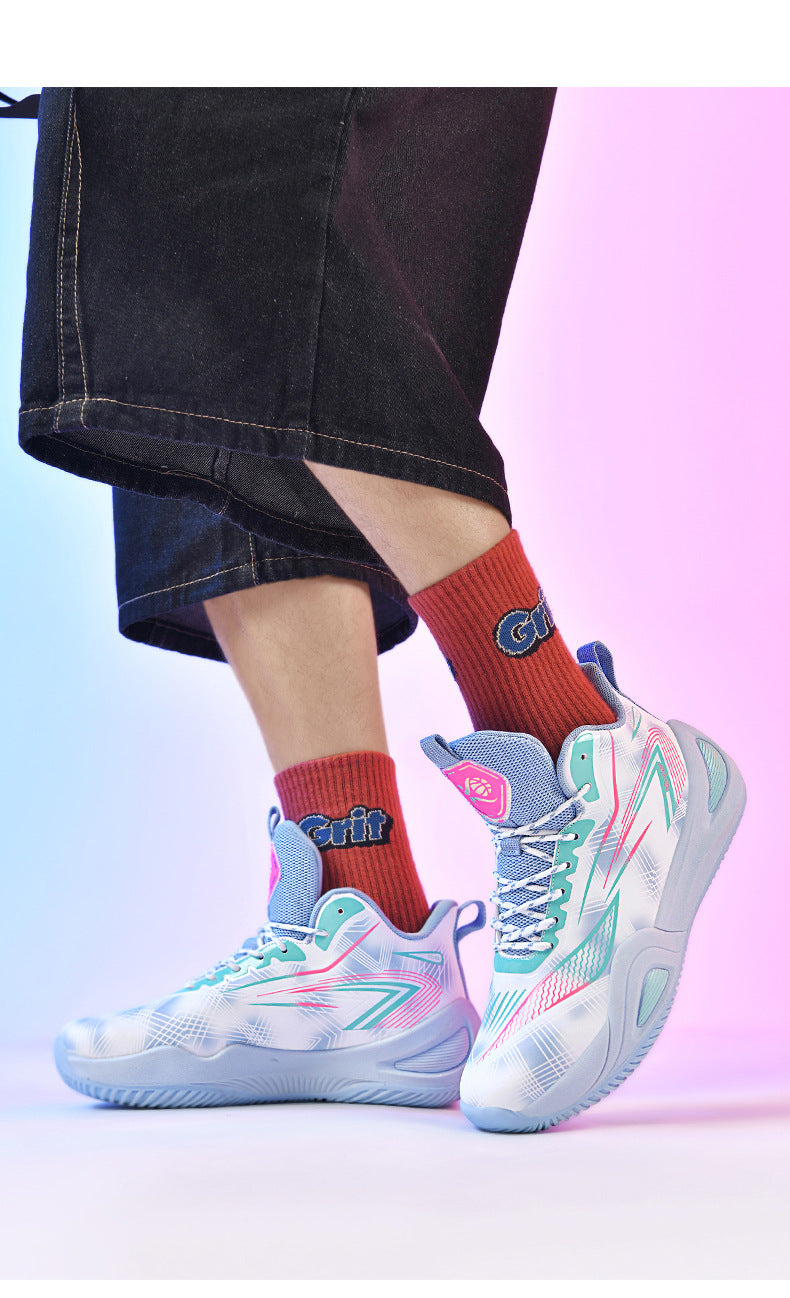 2025New Couple fashion Trendy Casual Basketball Shoes Youth Outdoor Training Sports Non-Slip Wear-Resistant Sneakers