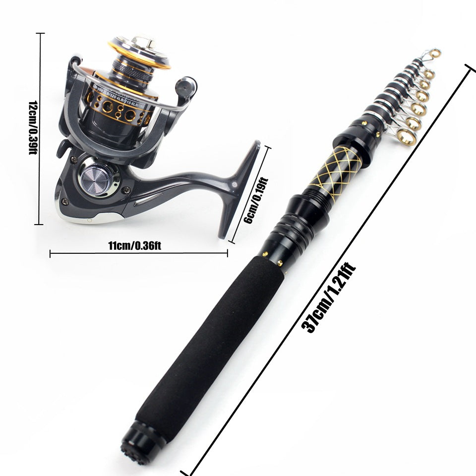 Wholesale2.1Mi Hard Fishing Rod Ultra-Lightweight High-Strength Carbon Fiber Sea Fishing Boat Fishing Universal Rod European and American Fishing Gear