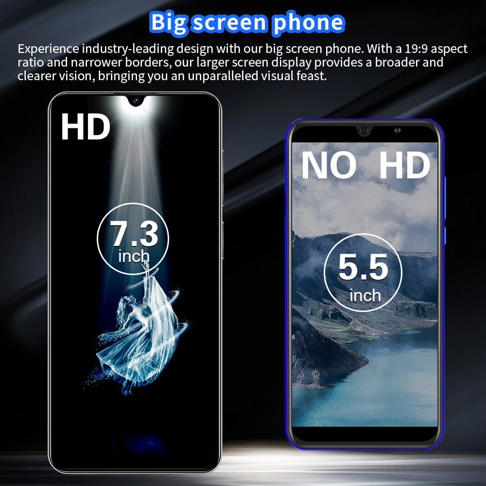 Mobile Phone C20Pro7.3Inch Full HD Screen16+1T Android Smart Factory Price Wholesale Full Screen Large Screen