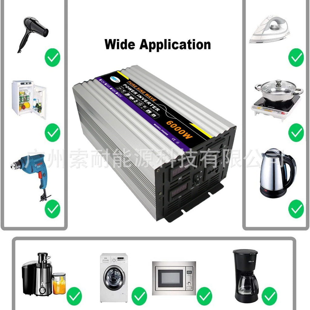 2500W 3000W 4000W Pure Sine Wave Inverter12V/24V/48V/60V Turn AC220V Export