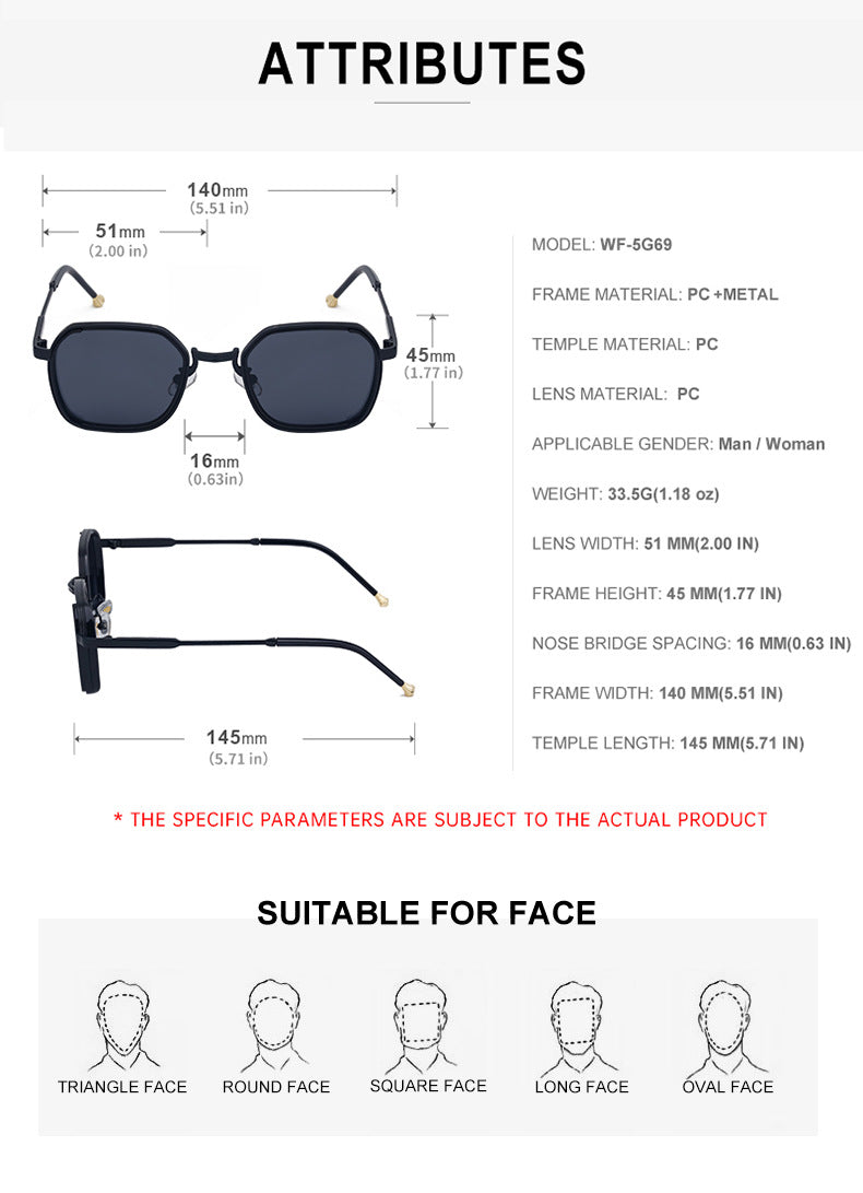 2025New European and American Fashion Square Frame Sunglasses for Men, Simple and Stylish Wholesale Sunglasses for Men sunglasses