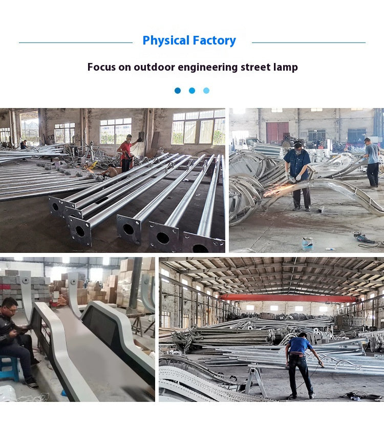 Solar Street Light 1000W 2000W 3000W Intelligent Human Body Sensor Garden Courtyard Integrated Solar Lamp