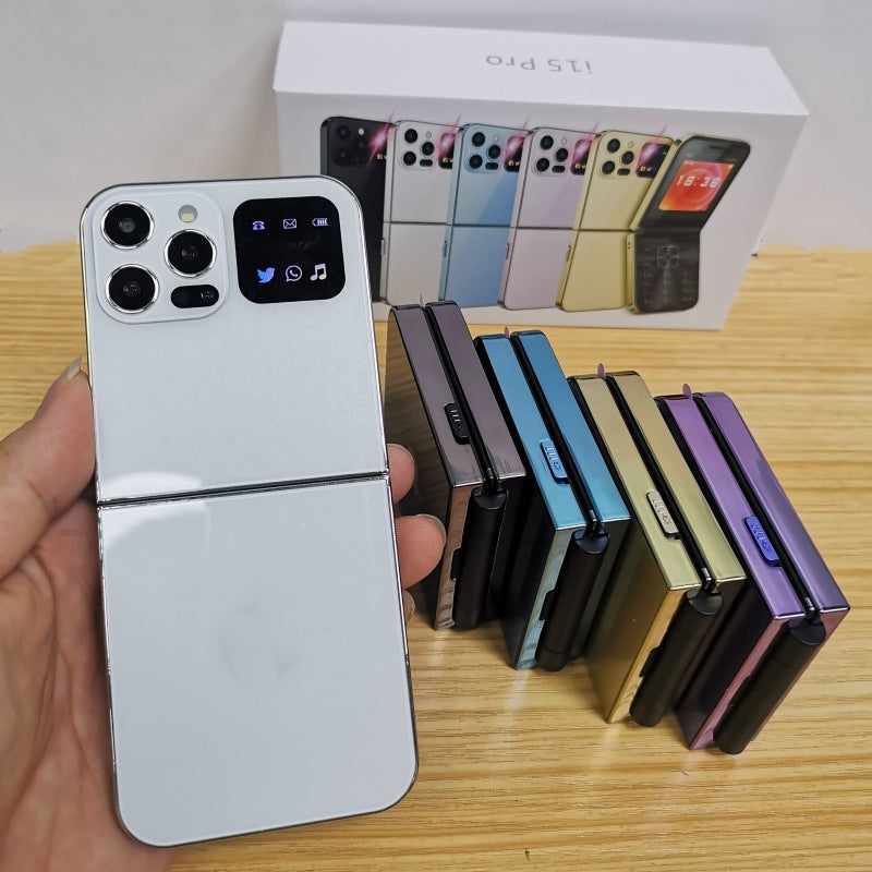 Mobile Phone i15 pro Dual SIM Non-Smartphone Flip Phone Button Elderly Phone2G Mobile Phone