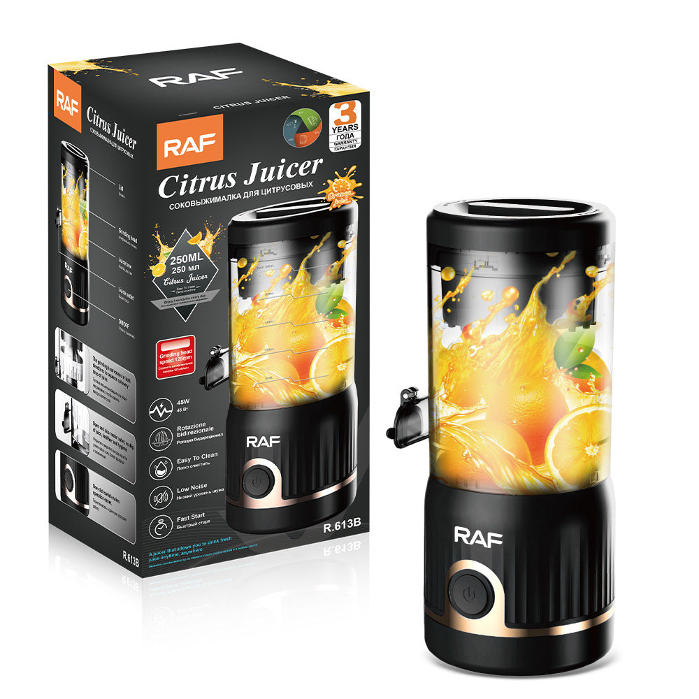RAF EU Standard Household Lemon Orange Juicer Freshly Squeezed Orange Juicer Automatic Juicer Small Portable Electric613