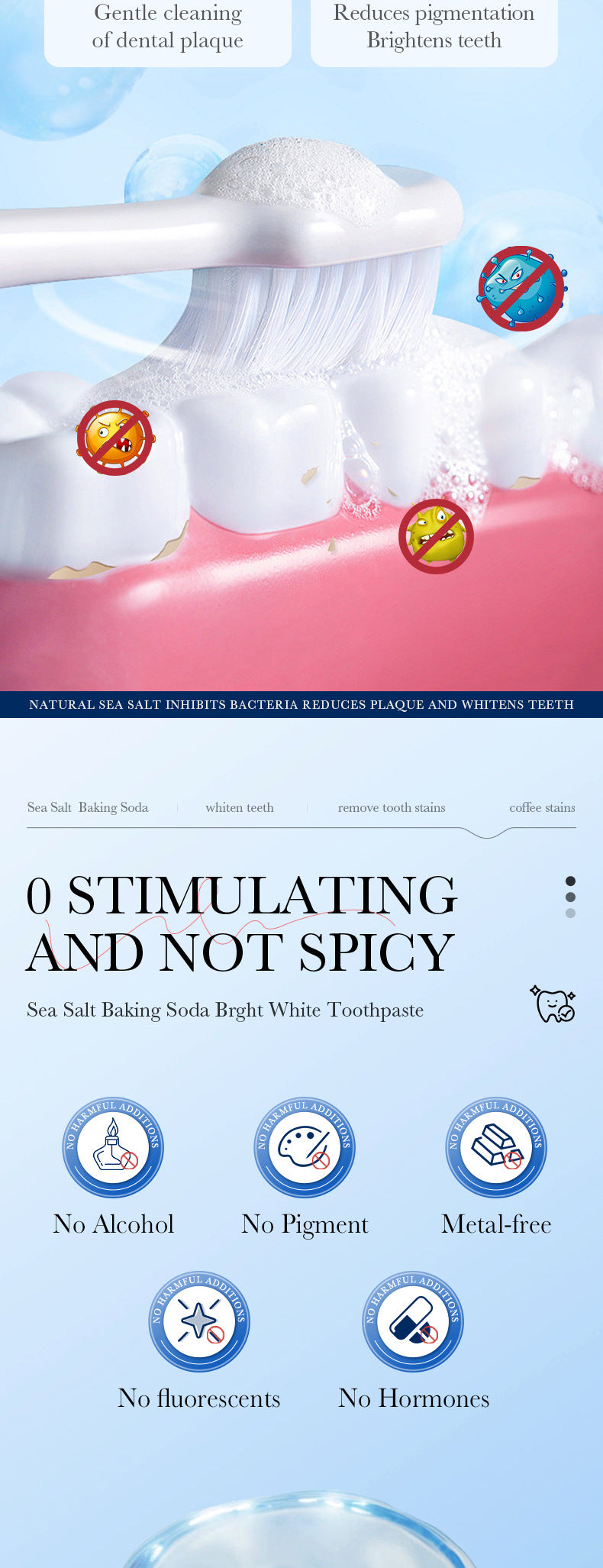 Full English Mint Toothpaste100gSADOER Propolis Sea Salt Ginger Cleans Tartar Strengthens Teeth  Wholesale