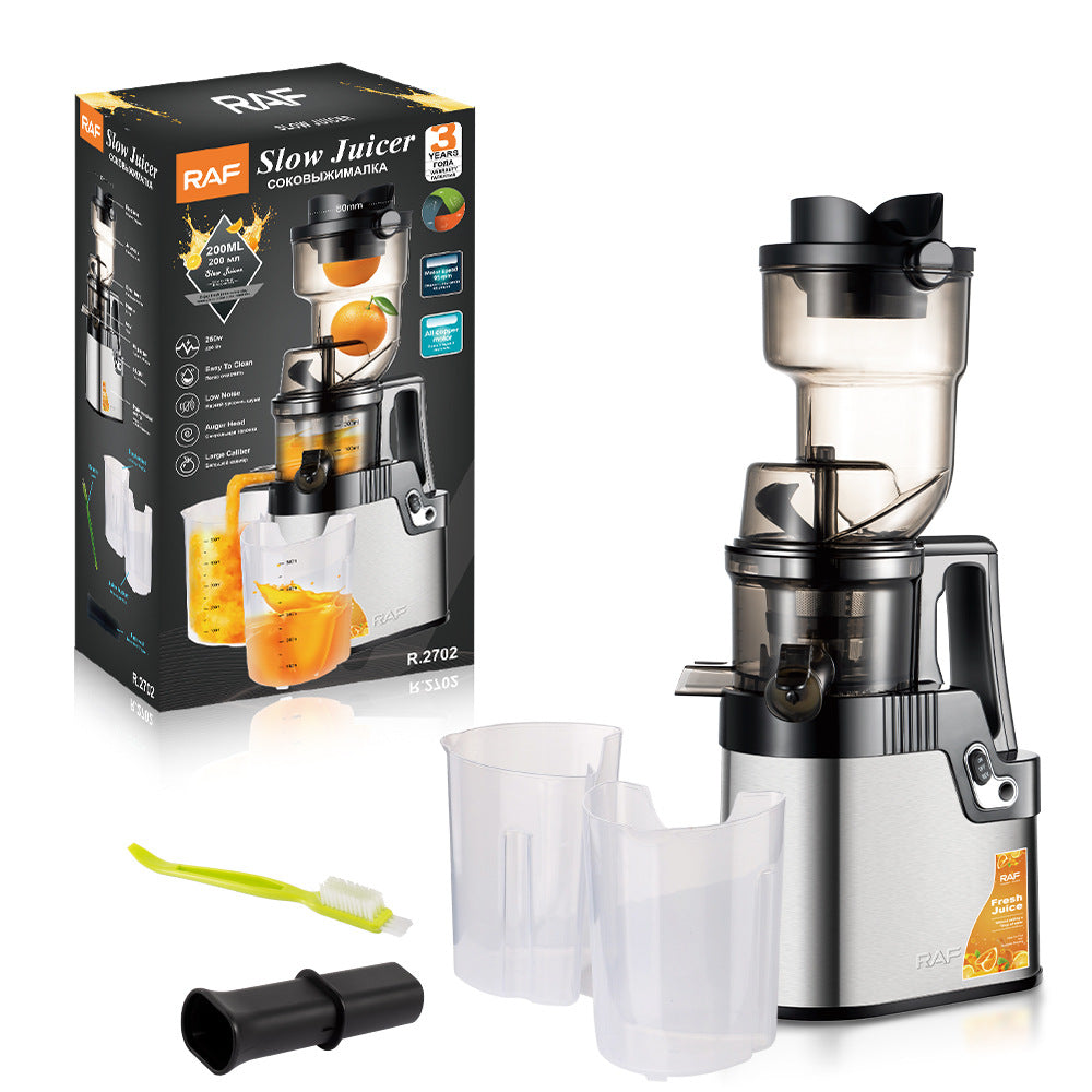 RAF European Standard Fully Automatic Fruit and Vegetable Juice Extractor Multifunctional Juice and Pulp Separator Juicer  Juicer2702