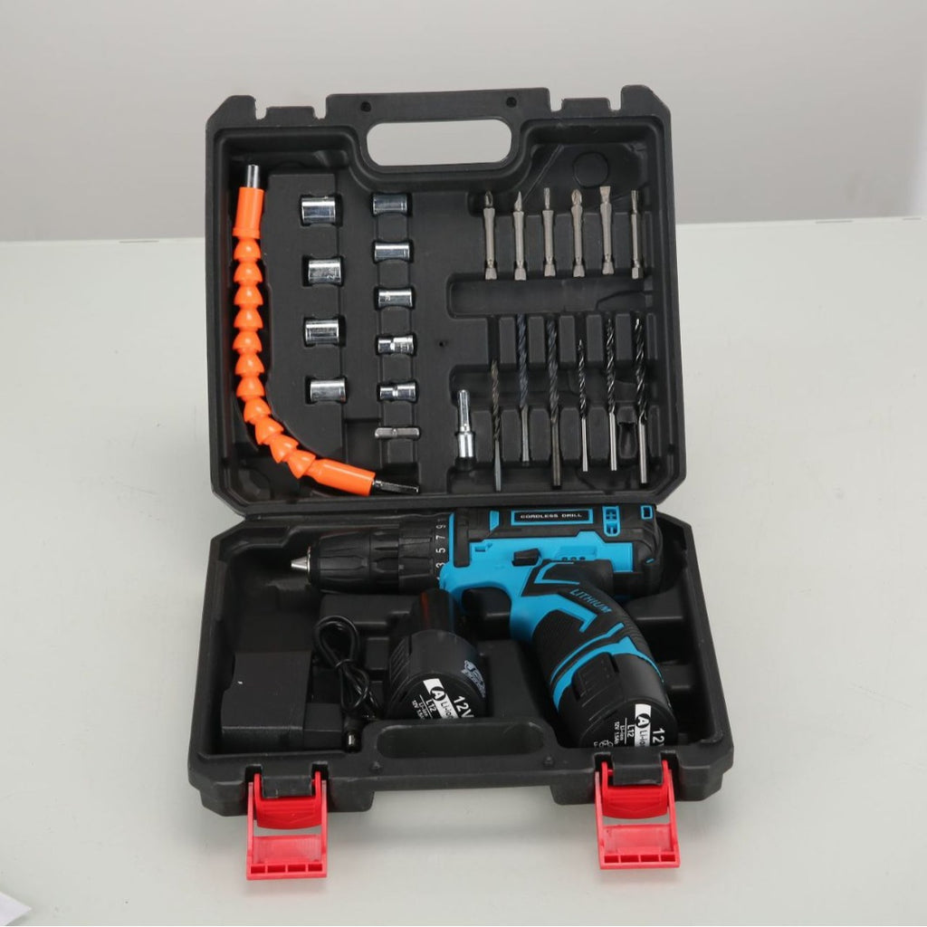 Set Manufacturer Hand Drill Multi-Function Brushed Lithium Drill Industrial Grade Rechargeable Electric Screwdriver