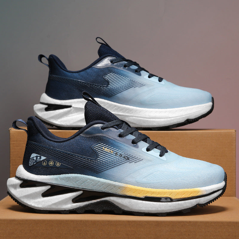 Sports Shoes Men2025New Breathable Anti-Slip Shock Absorption Sports Shoes Soft Sole Casual Lightweight Versatile Professional Fitness Shoes