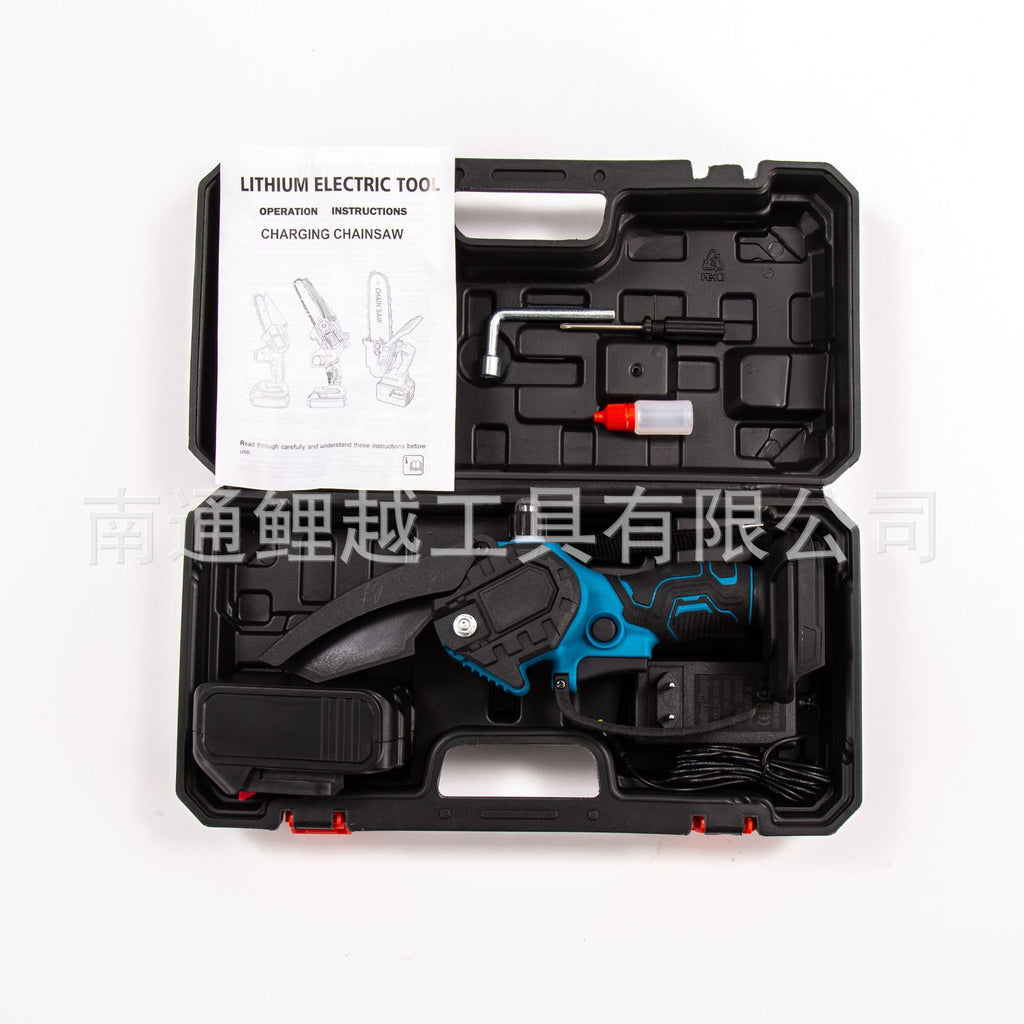 DW Oil Can Model61-inch Electric Chain Saw4/81-inch handheld lithium chainsaw portable for garden landscaping and logging with one hand