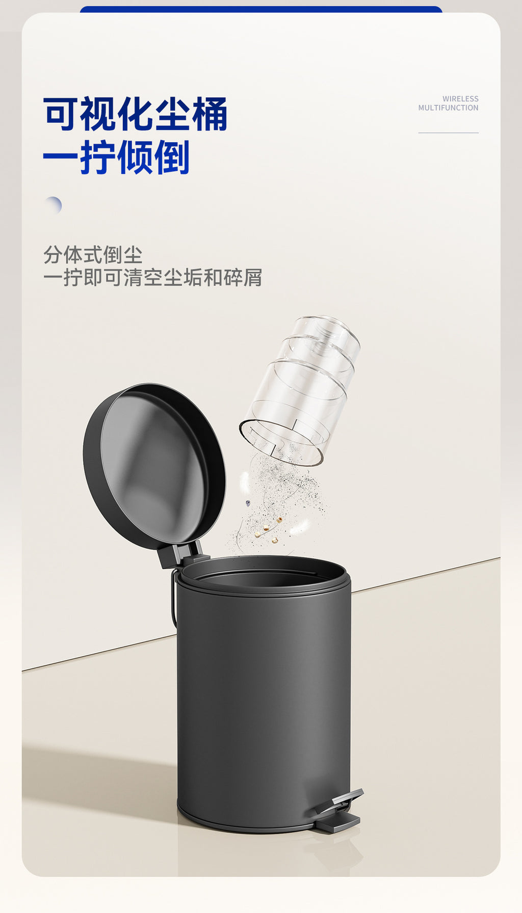 Car Wireless Vacuum Cleaner Multi-Function Blowing and Suction Household Small Air Extraction Handheld High-Power Dust Blower Customization