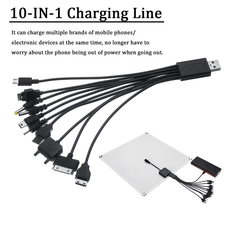 Factory Direct Sales Solar Panel Lightweight and Portable Semi-Flexible Solar Panel Controller Charger