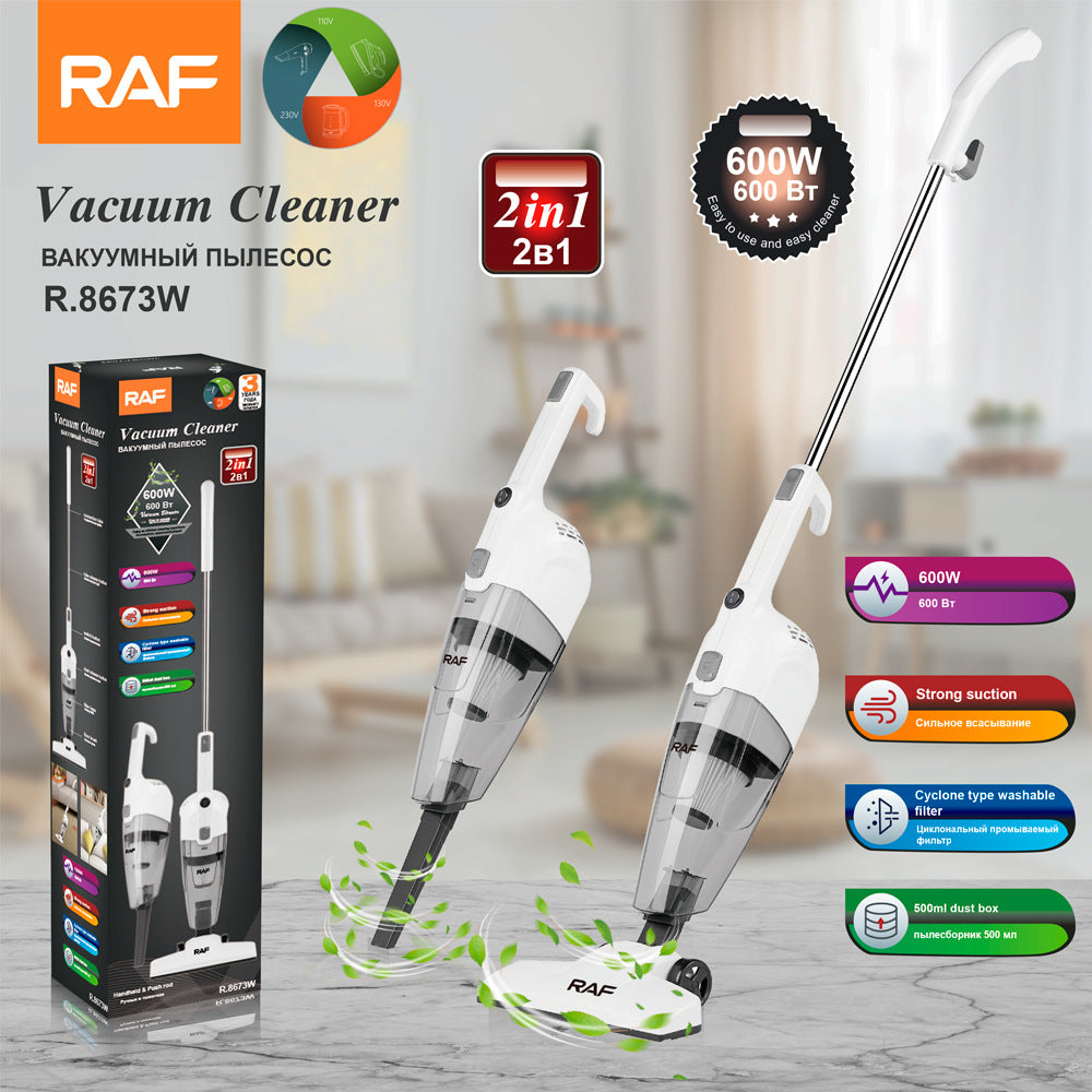 RAF EU Standard Corded Vacuum Cleaner for Home Use, Handheld High-Power Vacuum, Portable Car-Mounted Integrated Large Suction