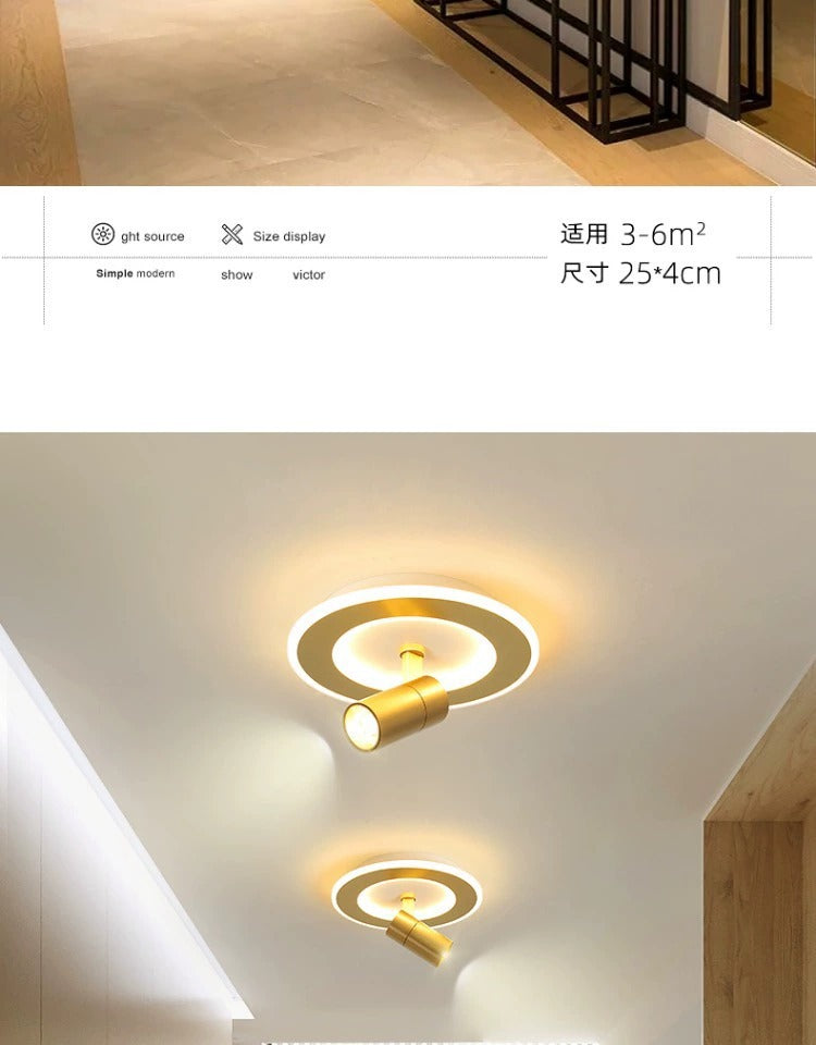 Aisle Light Corridor Light Luxury Balcony led Lamp Creative Background Wall Spotlight Simple Modern Cloakroom Ceiling Lamp
