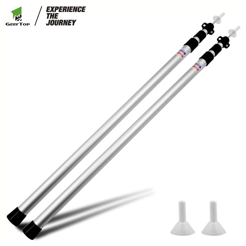 Outdoor Camping Canopy3-4Silver Coated Sunshade Awning Waterproof Camping Tarp Square Canopy5-6People