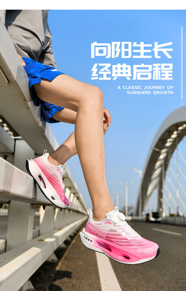 Red Rabbit9PRO New carbon plate running shoes for men and women, summer breathable professional racing sports shoes, ultra-light shock-absorbing running shoes