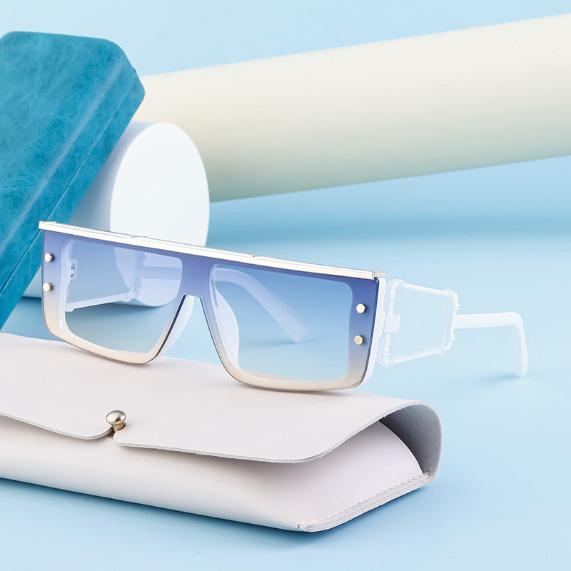 European and American Cyber Steampunk Square Frame Sunglasses for Men Trendy Y2K Wholesale Sunglasses and Eyeglasses sunglasses