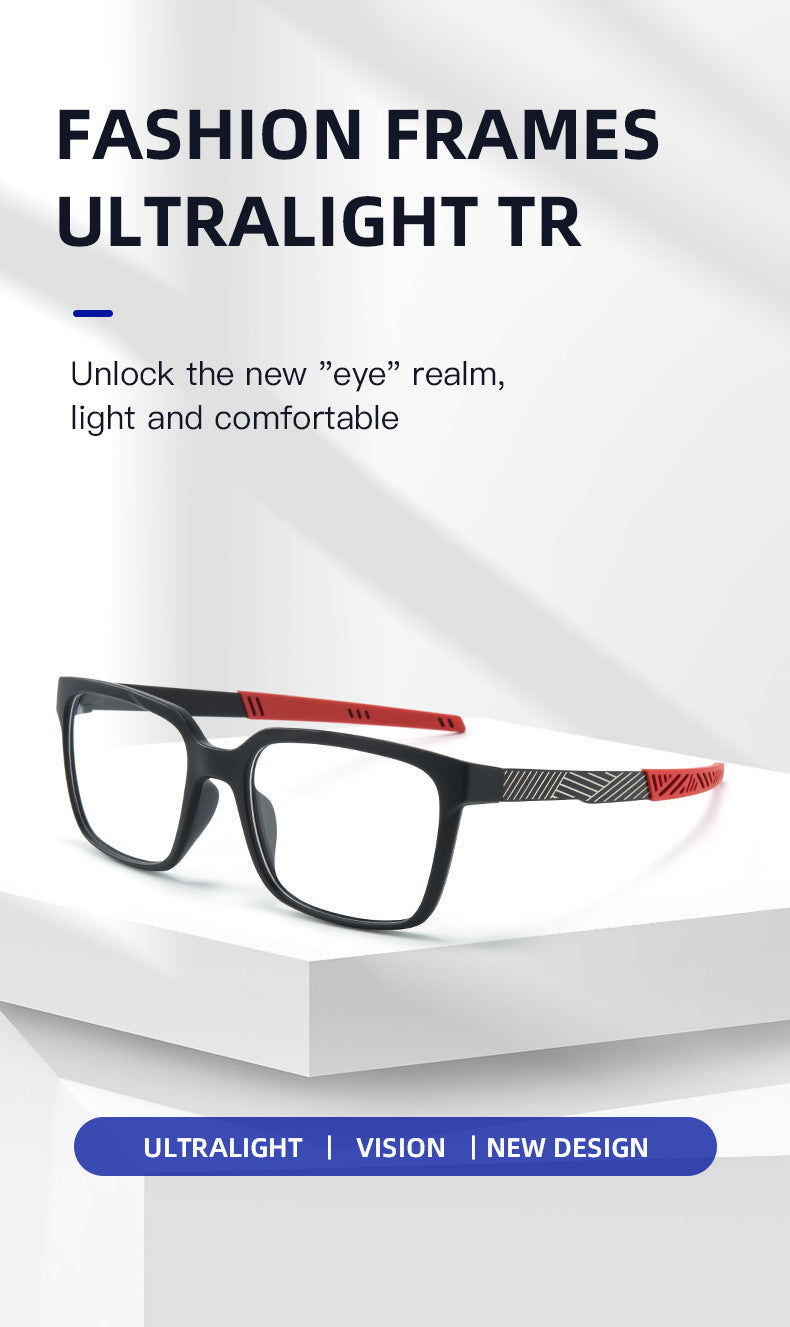 New Sports Glasses Frame TR Metal Frame Glasses Legs Frame Wholesale Export In Stock Cycling Glasses