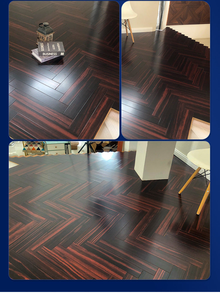 Herringbone Parquet Elm Rosewood Ebony Teak Rosewood Black Walnut Multi-layer Solid Wood Composite Flooring