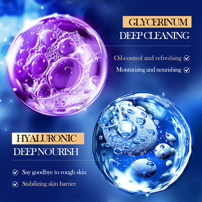 Cross-border Triple Collagen Facial Cleanser100g  Deep Cleansing Facial Cleanser Export Manufacturer Wholesale