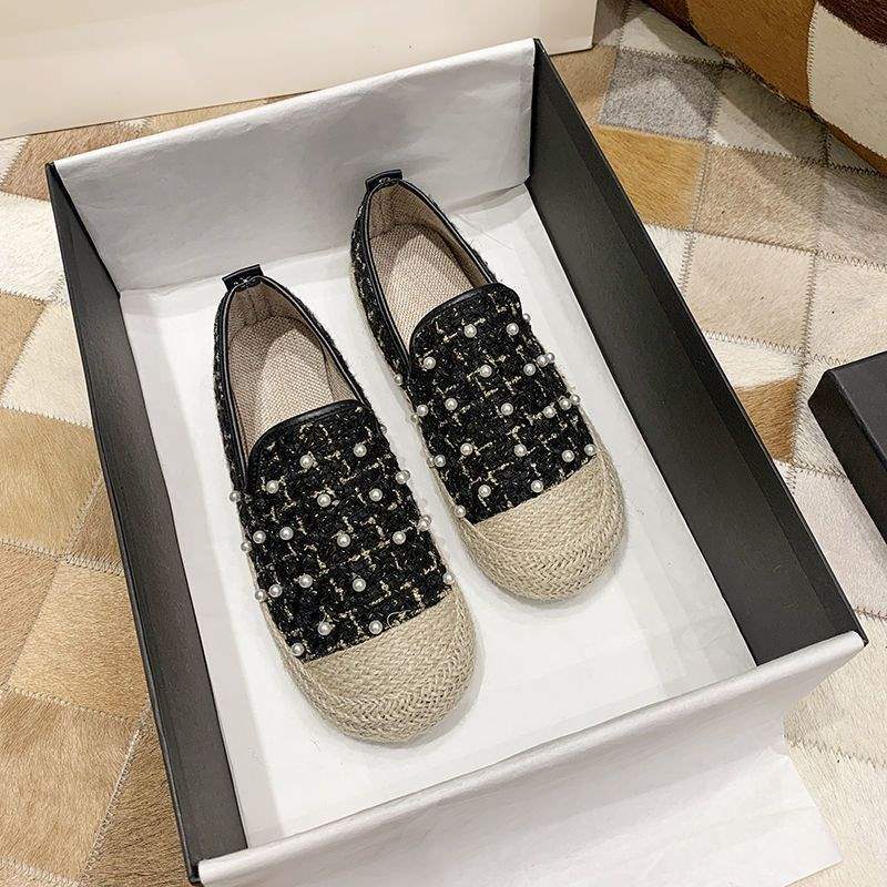 Women's Slip-On Fisherman Shoes2025Spring and Autumn New Style Flat Shallow Mouth Single Shoes Spring Fashion Versatile Non-Slip Maternity Shoes