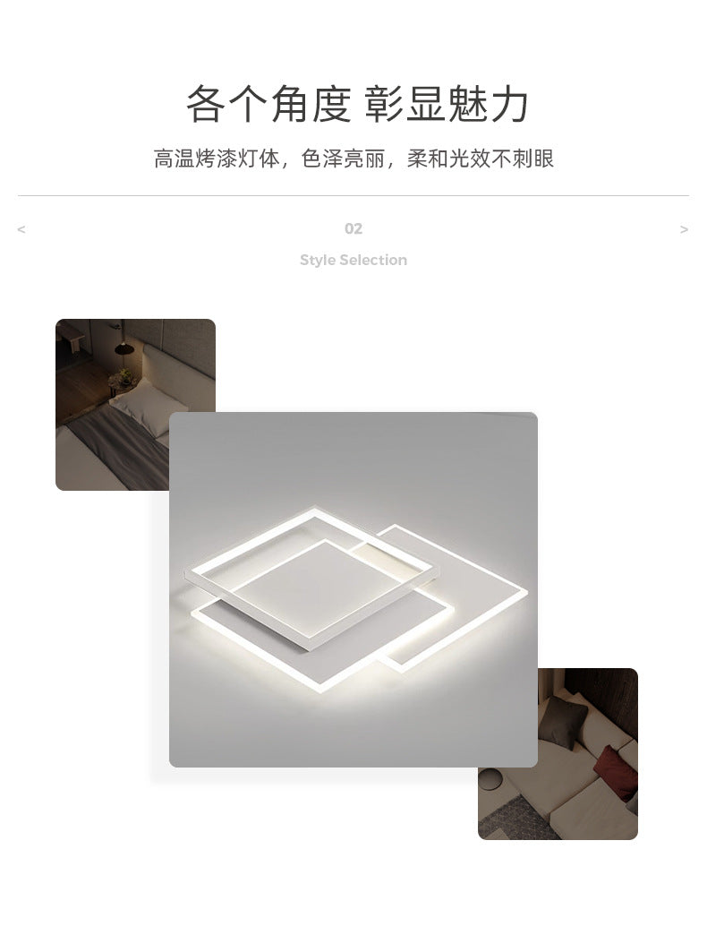 Bedroom Light Full Spectrum New Model Internet Celebrity led Ceiling lamp room light living room master bedroom lighting modern minimalist fixture