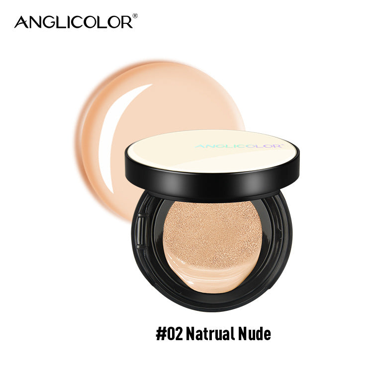 Anglicolor Air Cushion BB Cream Concealer No Makeup Cream Oil Control Long-lasting Liquid Foundation CC Frost