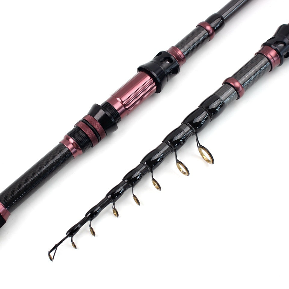 New Ultra Short Sea Rod Carbon High Quality Portable Fishing Rod Retractable Lure Casting Rod Fishing Gear Manufacturer Wholesale