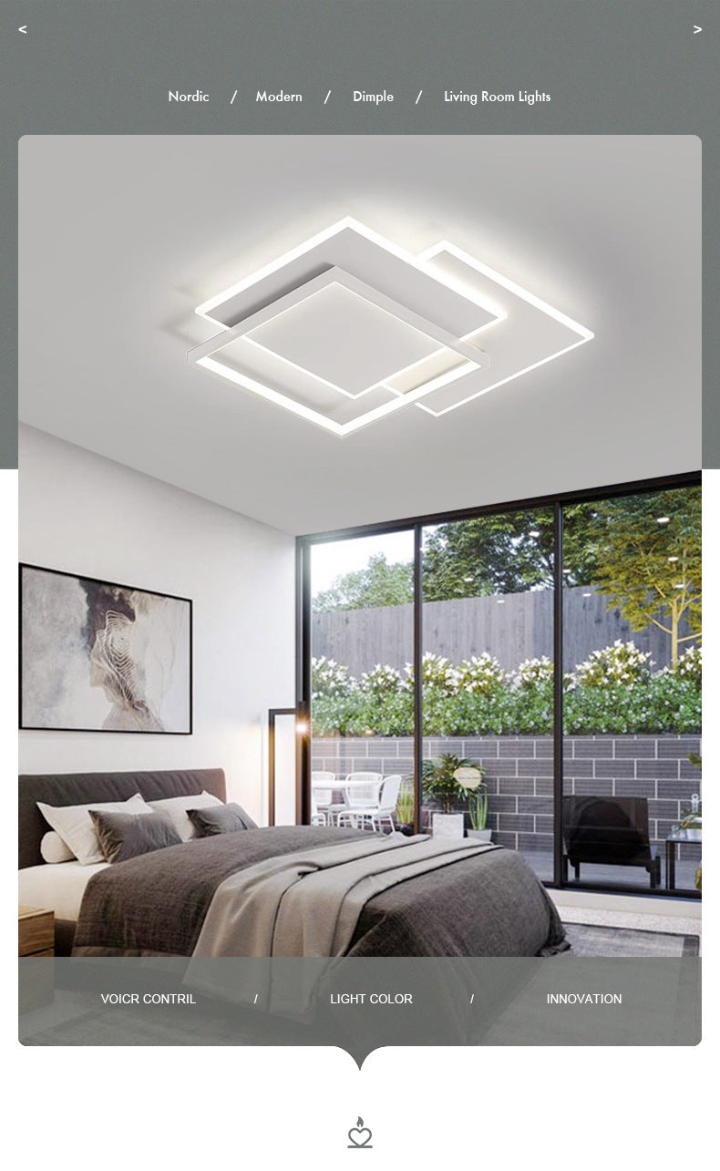 Bedroom Light Full Spectrum New Model Internet Celebrity led Ceiling lamp room light living room master bedroom lighting modern minimalist fixture