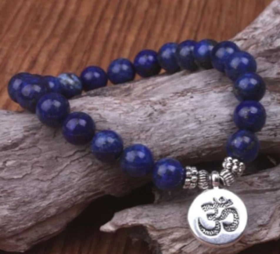 108Pink Quartz Bracelet Lotus Pendant Necklace Bracelet Buddhist Bead Necklace Factory Direct Sale