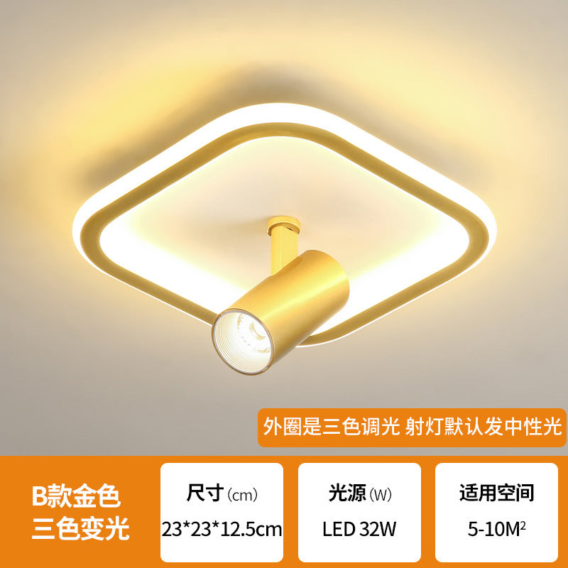 Aisle Light with Spotlight Corridor Light Entryway Staircase Cloakroom Balcony Light Luxury Internet Celebrity Ceiling Light led