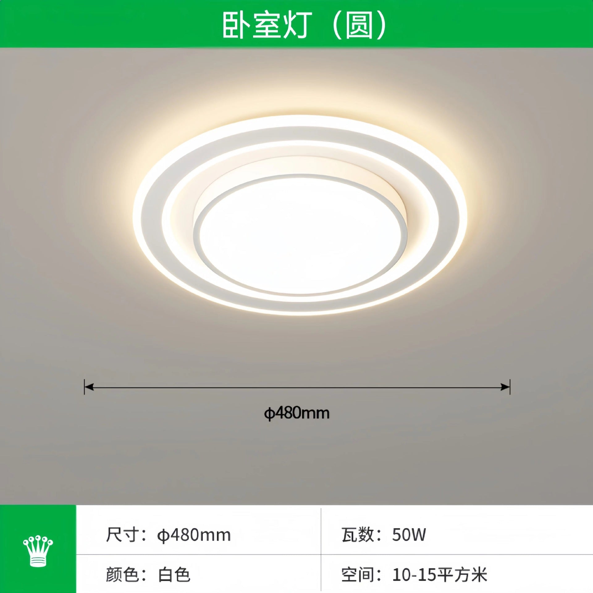 Eye Protection Ceiling Lamp Modern Minimalist Living Room Lamp Full Spectrum LED Bedroom Lamp Zhongshan Lighting Package Installation
