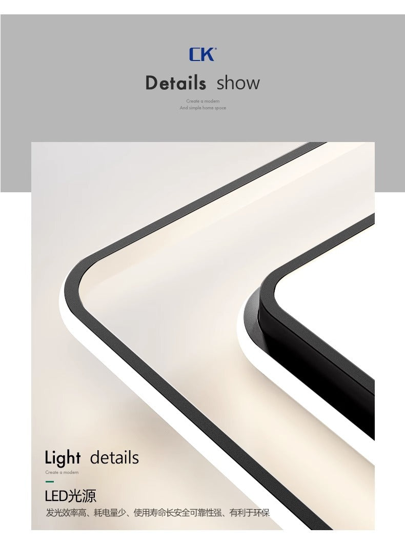 Living Room Lamp Main Lamp Ultra-Thin High-End Zhongshan Lighting Modern Simple Elegant Full Spectrum Eye Protection Bedroom Ceiling Lamp