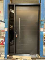 Villa Luxury Design Home Stainless Steel Entry Door Exterior Security Front Interior Door Modern Entrance Pivot Door for House