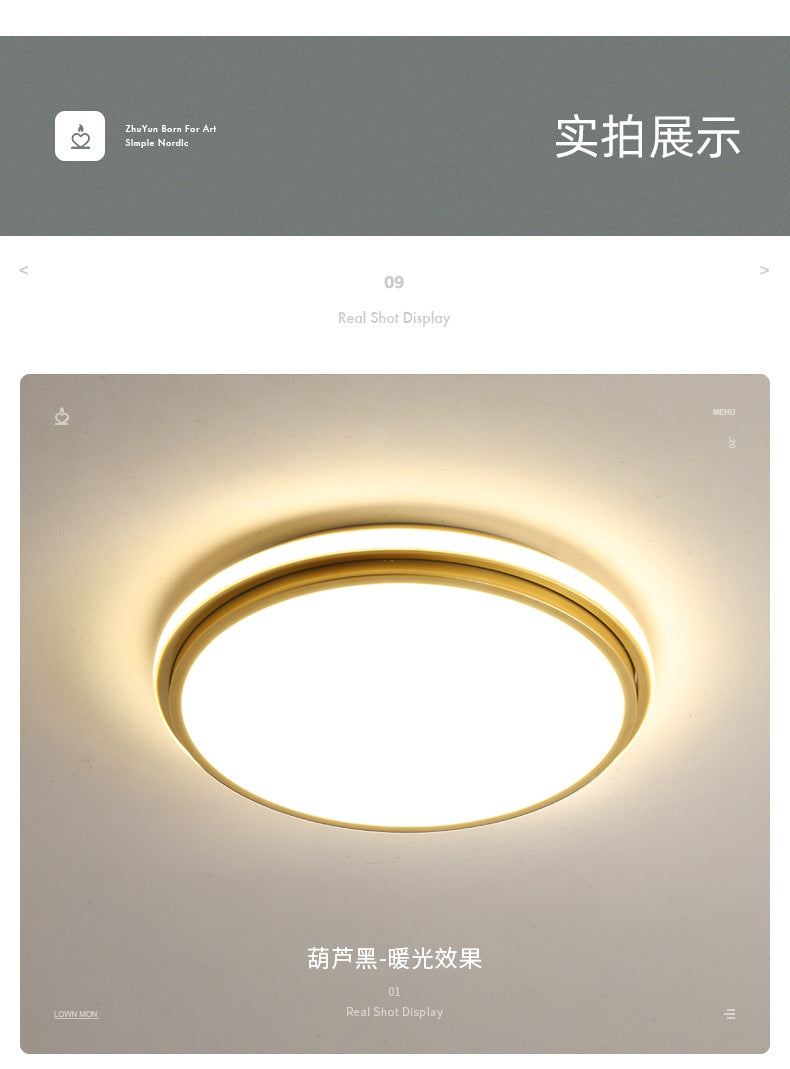 led Ceiling Lamp Master Bedroom Lamp Cozy Modern Minimalist Children's Room Lamp Creative Personality Room Lamp Ceiling Light Fixture