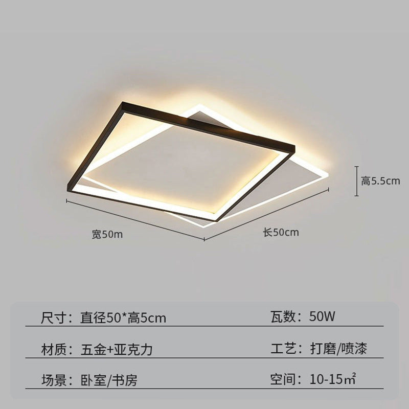 Lamp in the living room led Ceiling Light Modern Simple Elegant Main Light Three Rooms Two Halls Package Combination Lighting Zhongshan Lighting