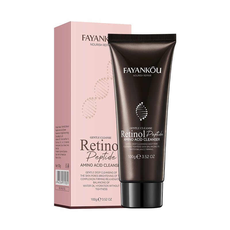 Full English Retinol Peptide Skincare Series  FAYANKOU Amino Acid Facial Cleanser  Wholesale