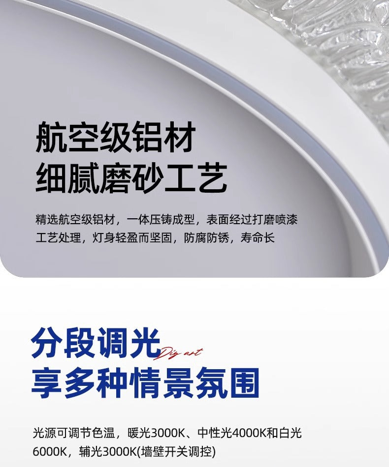 Modern simple light luxury bedroom ceiling light LED Round Eye Protection Study Lamp New Home Smart Room Lamp