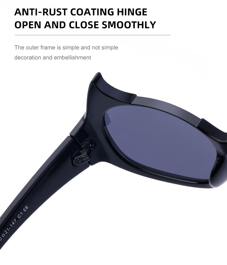 Personality Y2K Cat Eye Sunglasses Women's European and American New Trendy ins Street Style Sunglasses for Men Wholesale