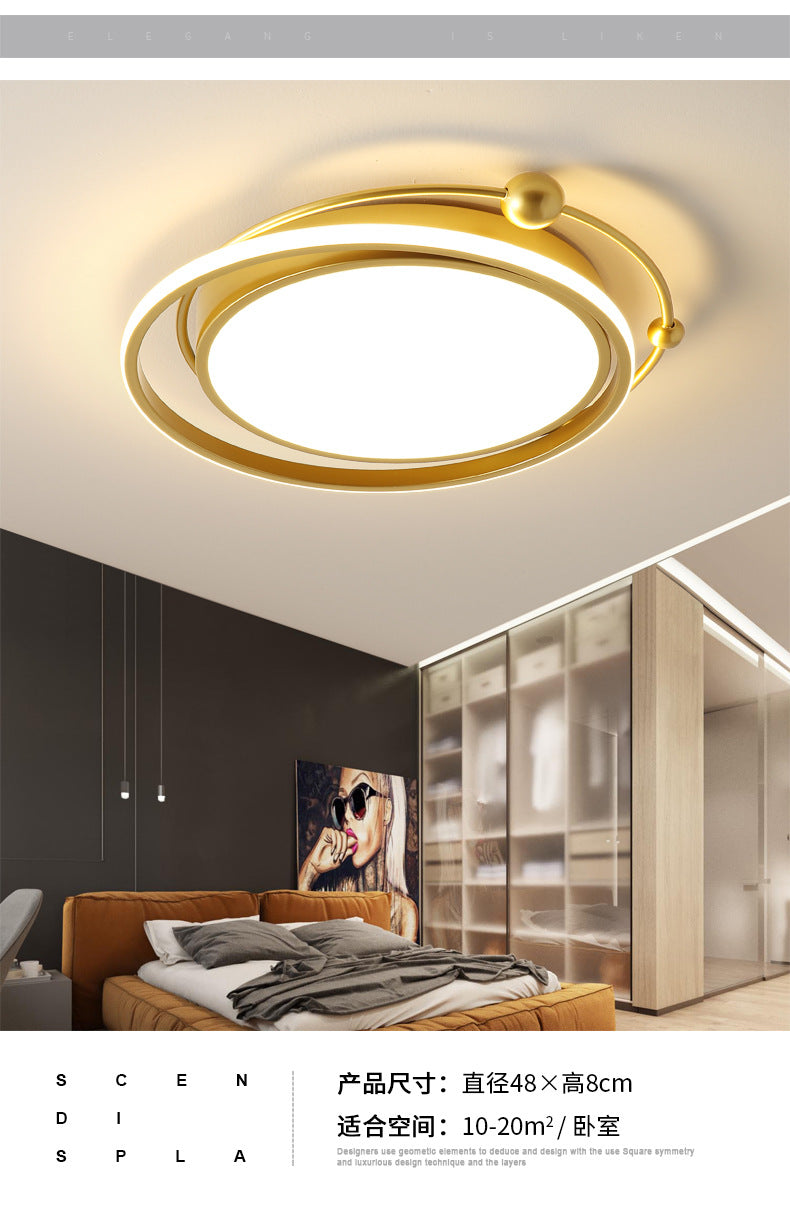 led Internet Celebrity Room Light Ceiling Light Simple Modern Master Bedroom Light Nordic Light Luxury ins Creative and Unique Restaurant Light