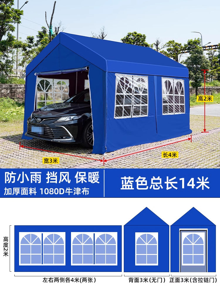 Camping Internet Celebrity Market Stall Tent Cover Thickened Windproof Rainproof Coldproof Outdoor Windproof Cloth Distribution and Dropshipping
