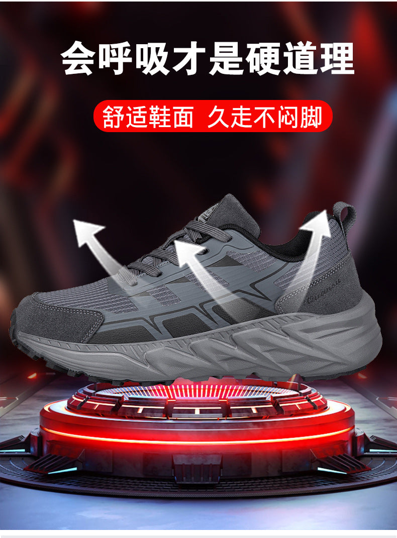 Breathable Casual Versatile Sneakers2024Autumn New Anti-Slip Running Shoes for Teenagers Lightweight Shock-Absorbing Trendy Shoes