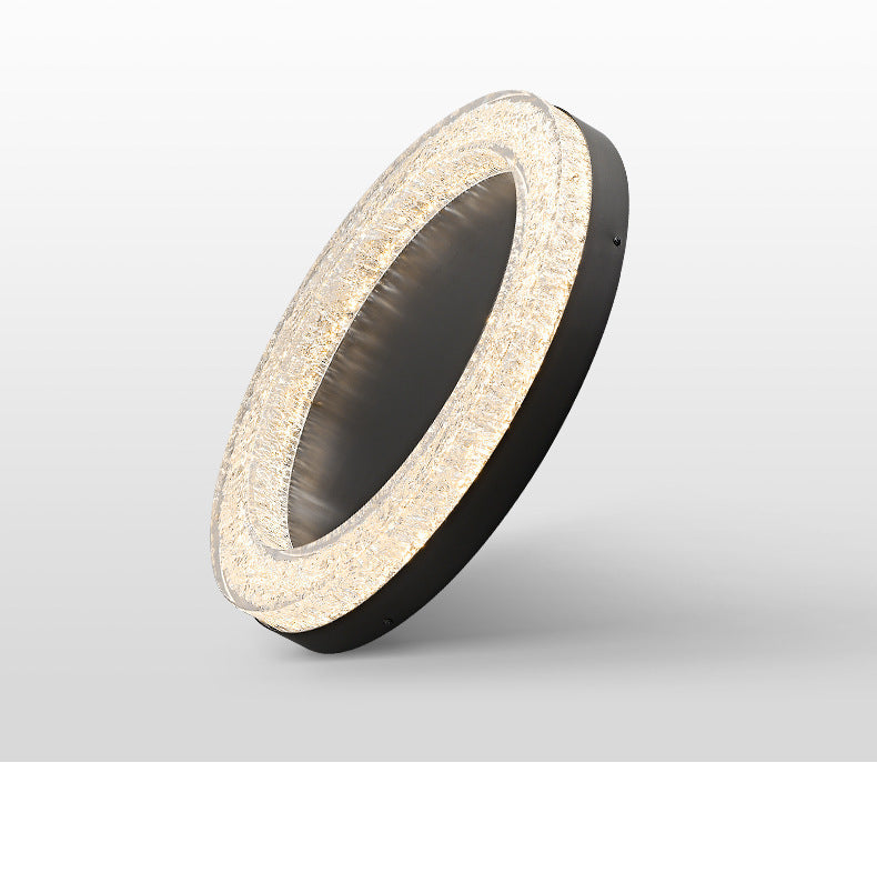 Italian Minimalist Master Bedroom Light led Resin Ceiling Lamp Modern Minimalist High-End Light Luxury Crystal Ice Crack Living Room Lamp