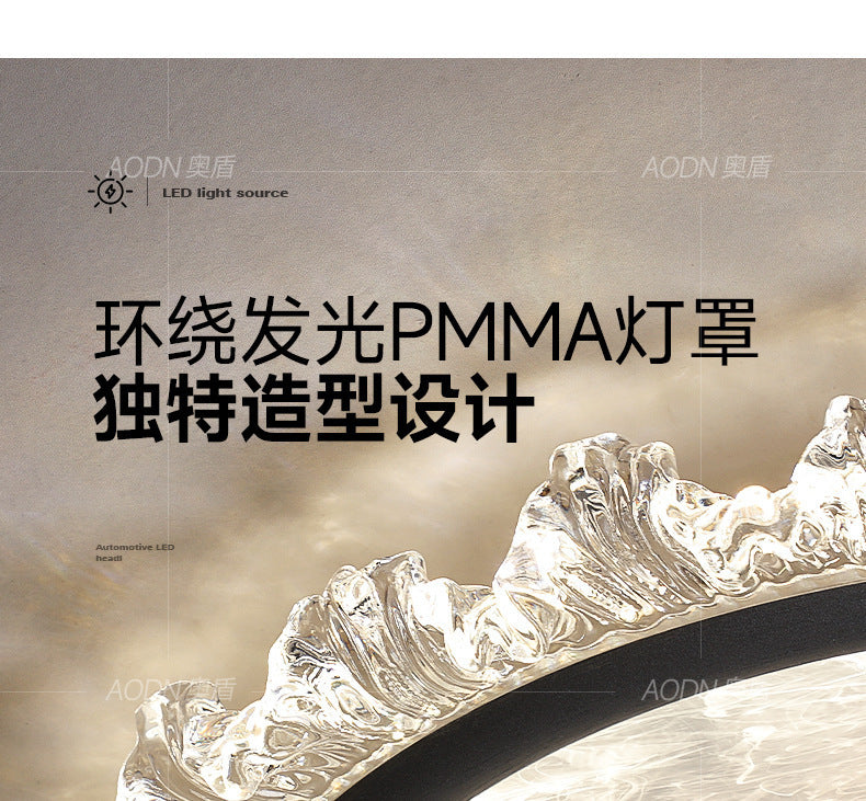 Italian Style High Brightness Full Spectrum Eye Protection Design Sense High-end Light Luxury Master Bedroom Creative Cloud Ceiling Light