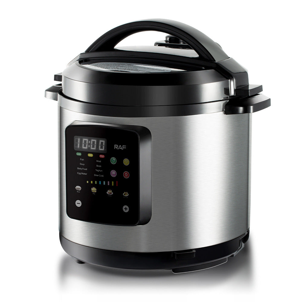 RAF European Standard Multifunctional Rice Cooker and Soup Pot with Lid Opening, Household Electric Pressure Cooker for Sauce Collection and Reservation, Rice Cooker and Pressure Cooker