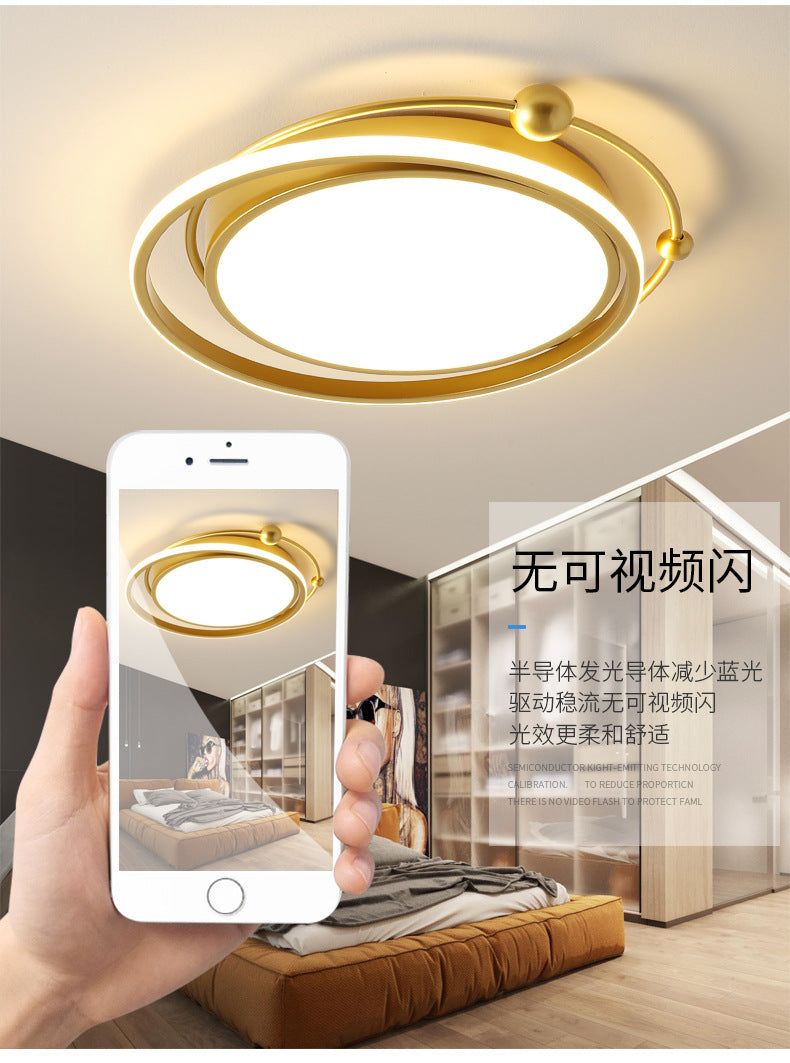 led Internet Celebrity Room Light Ceiling Light Simple Modern Master Bedroom Light Nordic Light Luxury ins Creative and Unique Restaurant Light