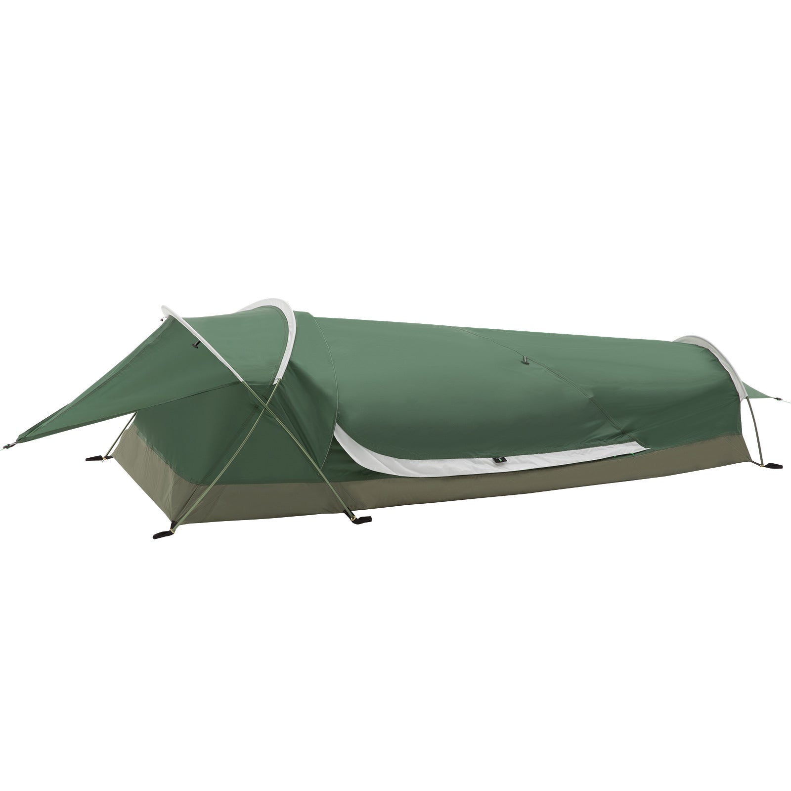 Thickened Single Tent Outdoor Camouflage Tunnel Tent Mountaineering Camping Windproof Portable Waterproof Camping Tent