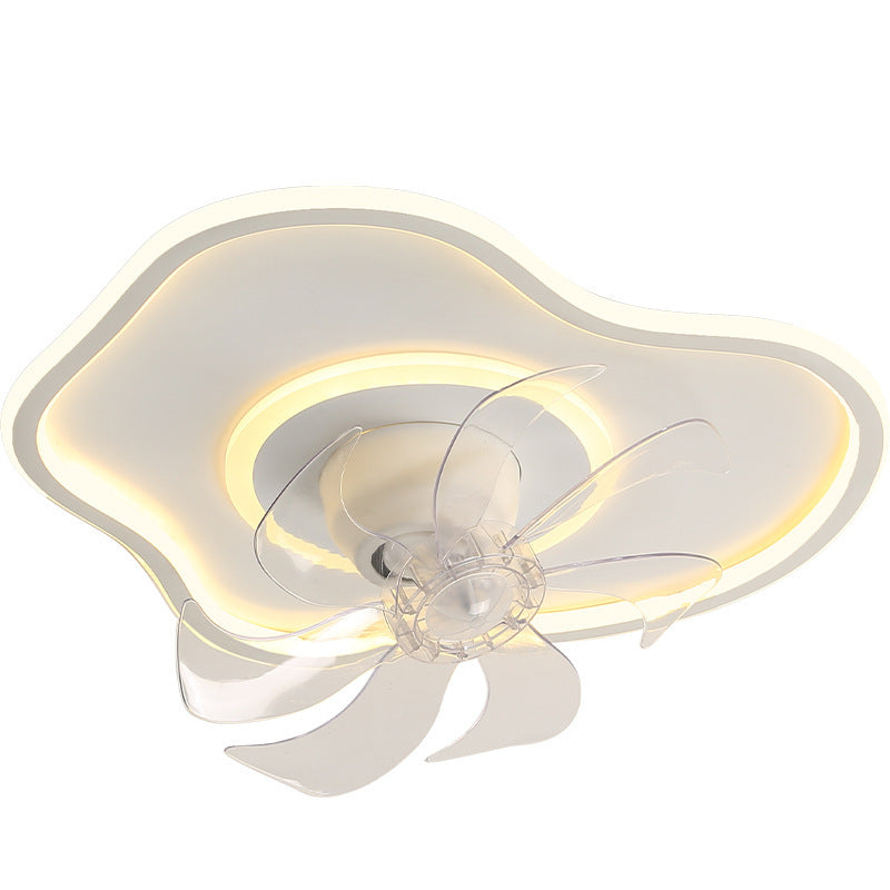 Zhongshan Lighting Fan Light Bedroom Cloud Ceiling Light Simple Modern Children's Room360Rotating Head Shaking Fan Light